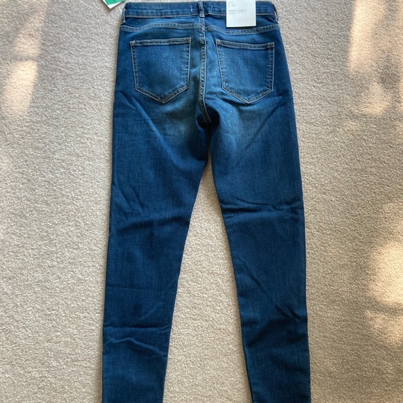 H&M Skinny Zip Ankle Low Waist Stretch Jeans NWT - Picture 3 of 7
